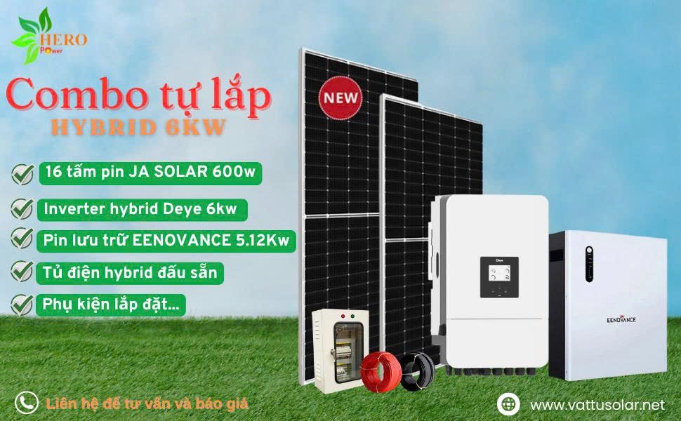 GIẢI PHÁP GIẢM HÓA ĐƠN ĐIỆN CHO MÙA NẮNG NÓNG – COMBO HỆ HYBRID 6KW 1 PHA 1 527818515 772946371800977 7699405962628932626 n